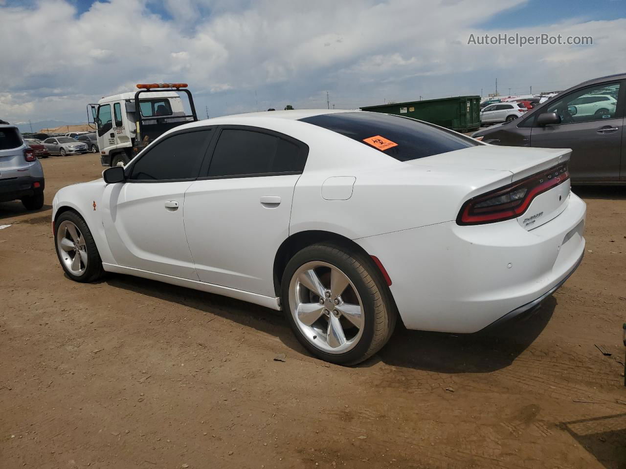 2017 Dodge Charger Police Белый vin: 2C3CDXKT0HH621204