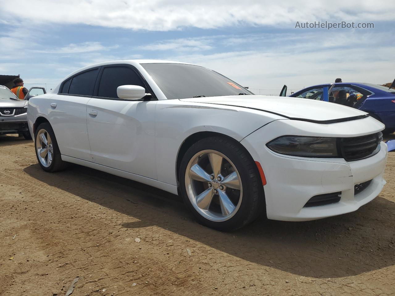 2017 Dodge Charger Police Белый vin: 2C3CDXKT0HH621204