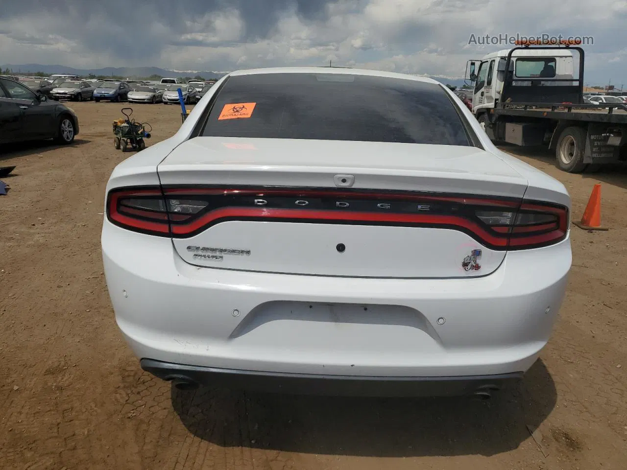 2017 Dodge Charger Police Белый vin: 2C3CDXKT0HH621204