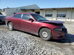 2018 Dodge Charger Police Maroon vin: 2C3CDXKT0JH301094