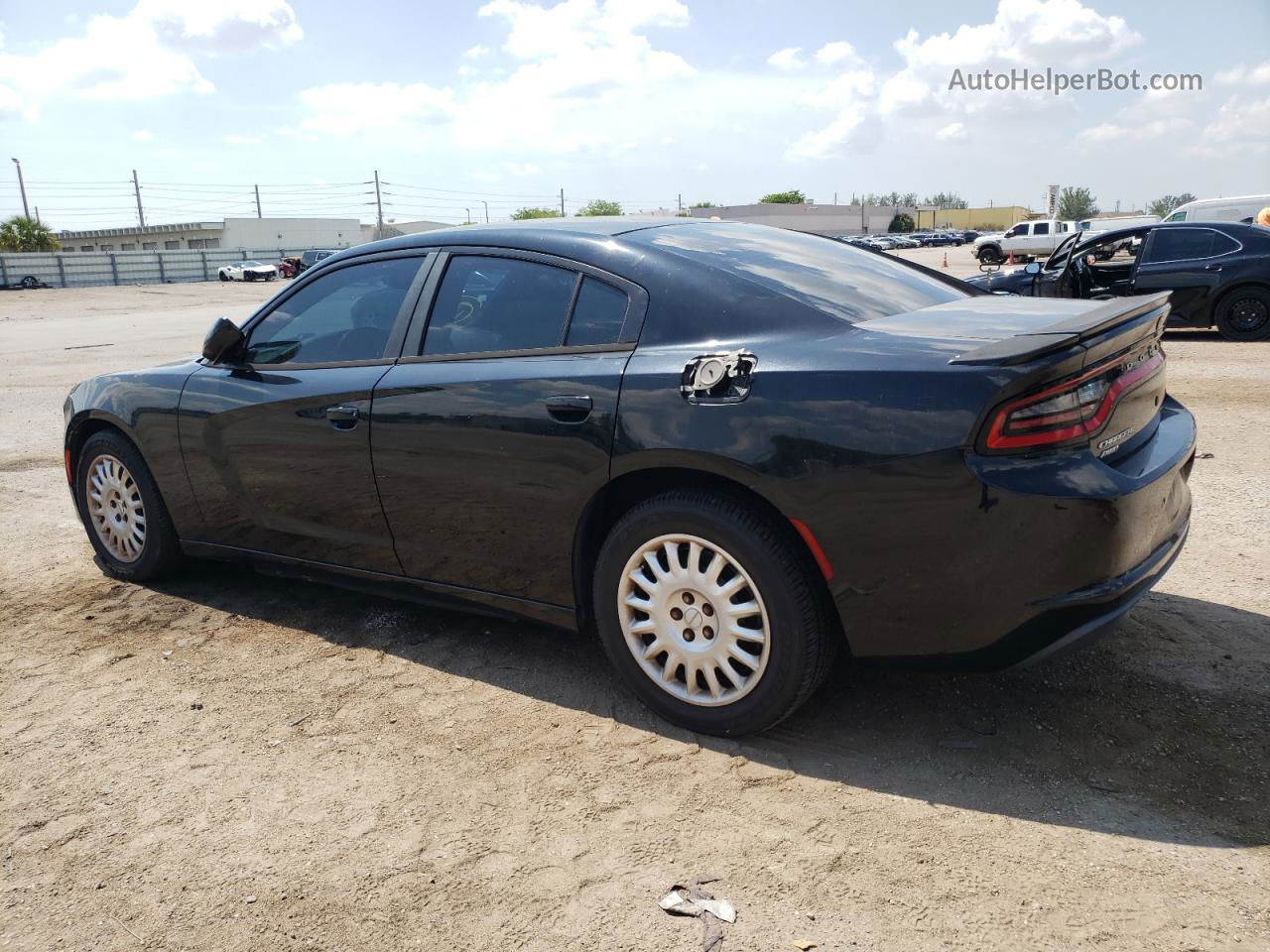 2016 Dodge Charger Police Black vin: 2C3CDXKT1GH268082