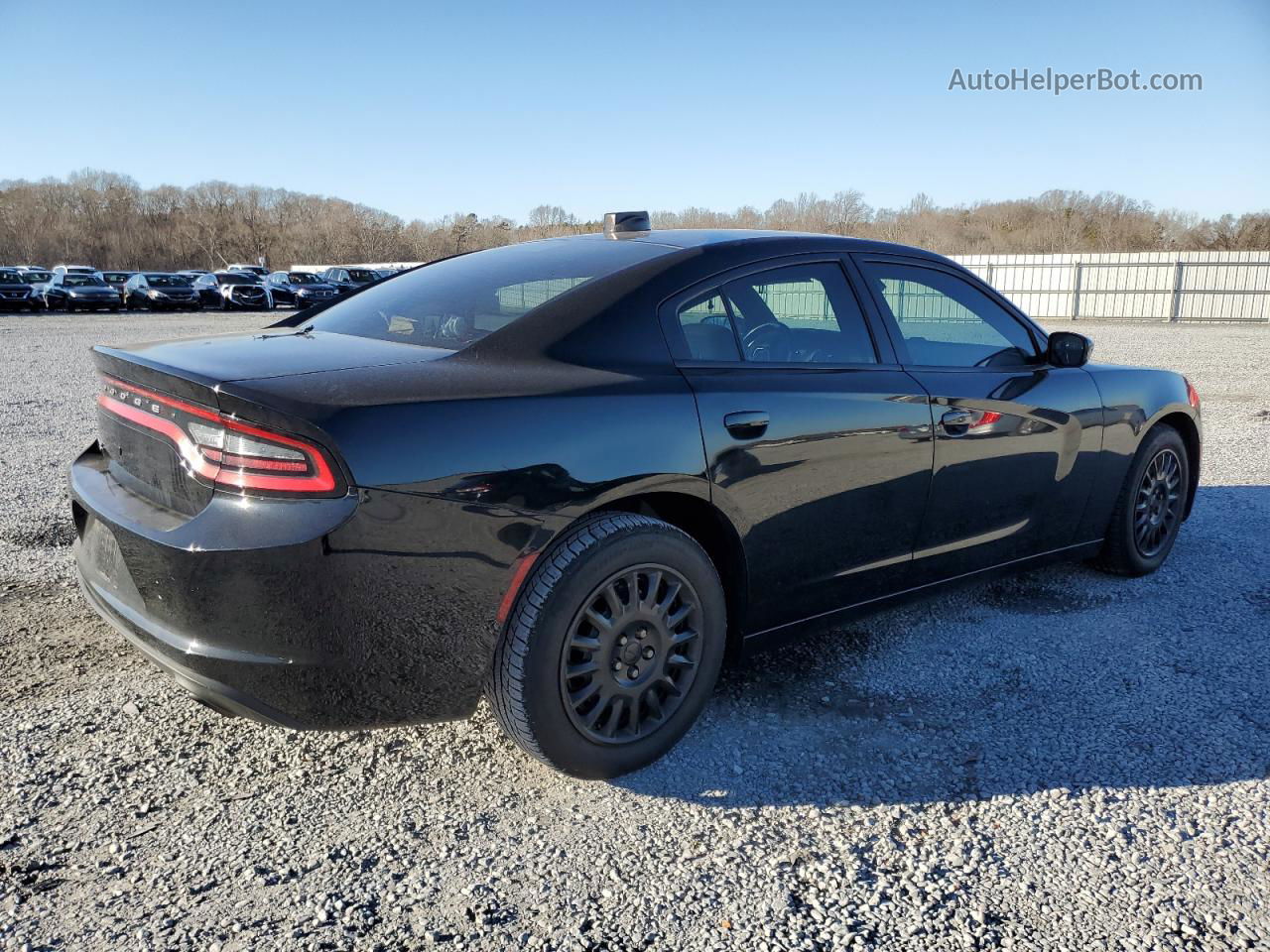 2016 Dodge Charger Police Black vin: 2C3CDXKT2GH136822