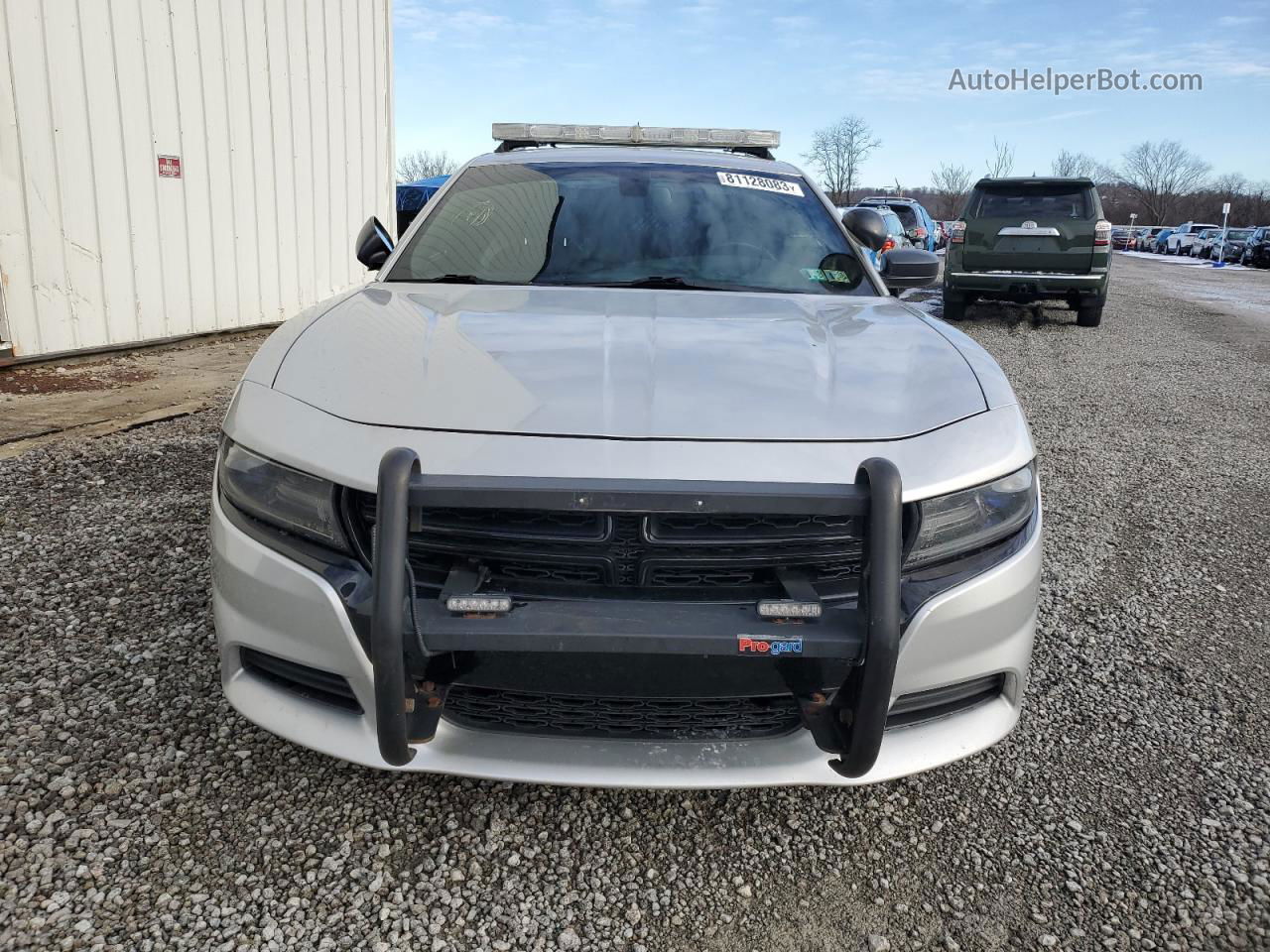 2016 Dodge Charger Police Silver vin: 2C3CDXKT2GH303809