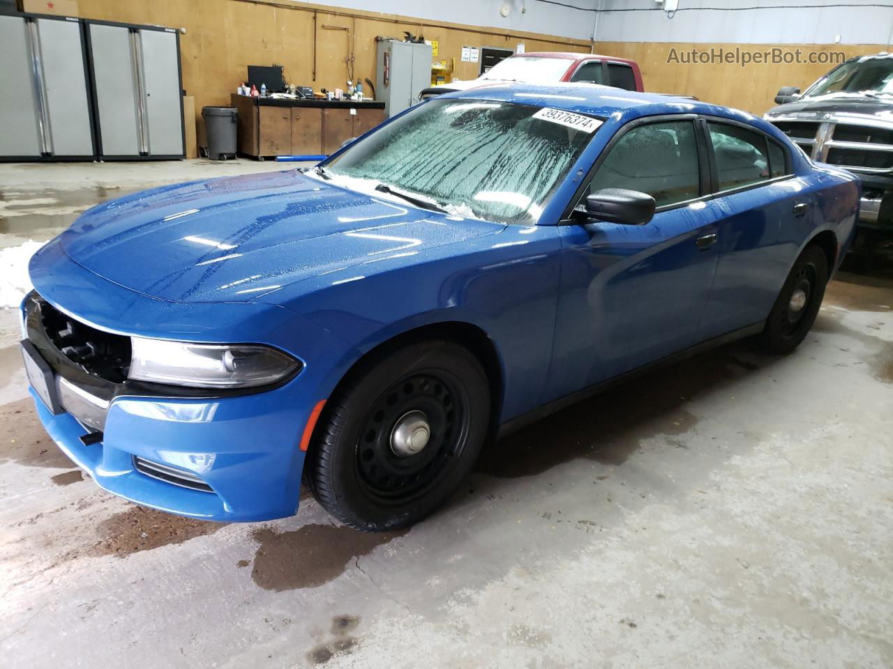 2017 Dodge Charger Police Синий vin: 2C3CDXKT2HH660845