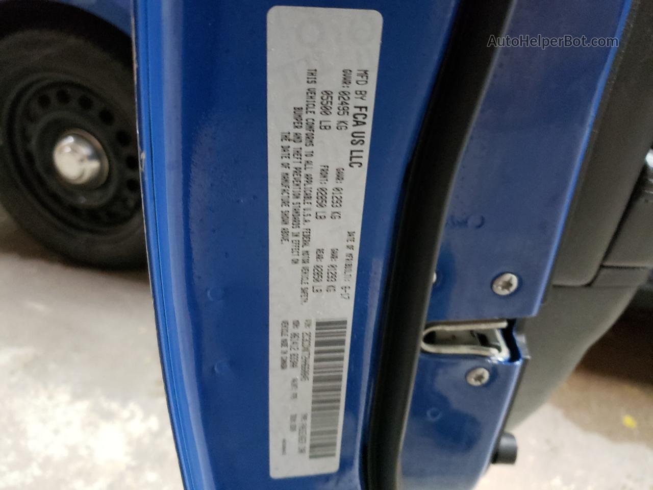 2017 Dodge Charger Police Blue vin: 2C3CDXKT2HH660845