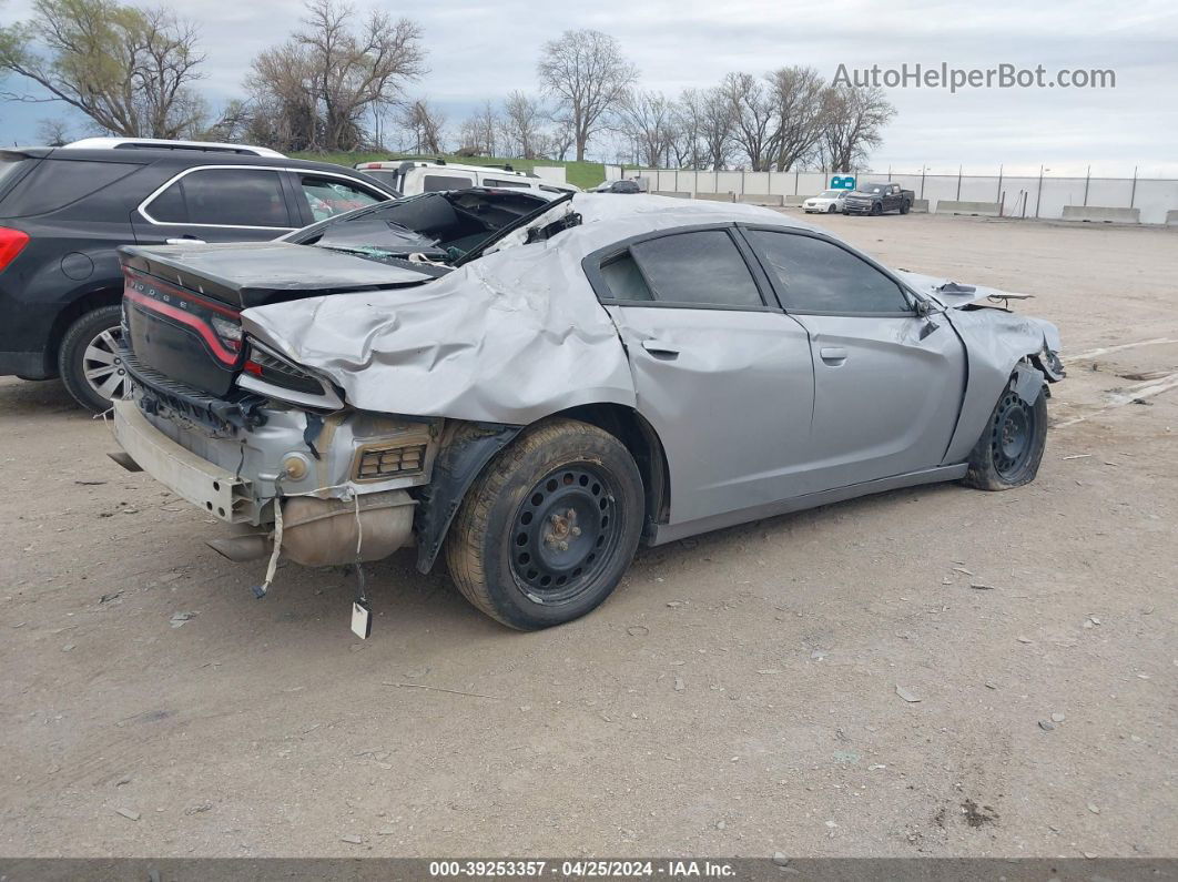 2018 Dodge Charger Police Awd Gray vin: 2C3CDXKT2JH297937