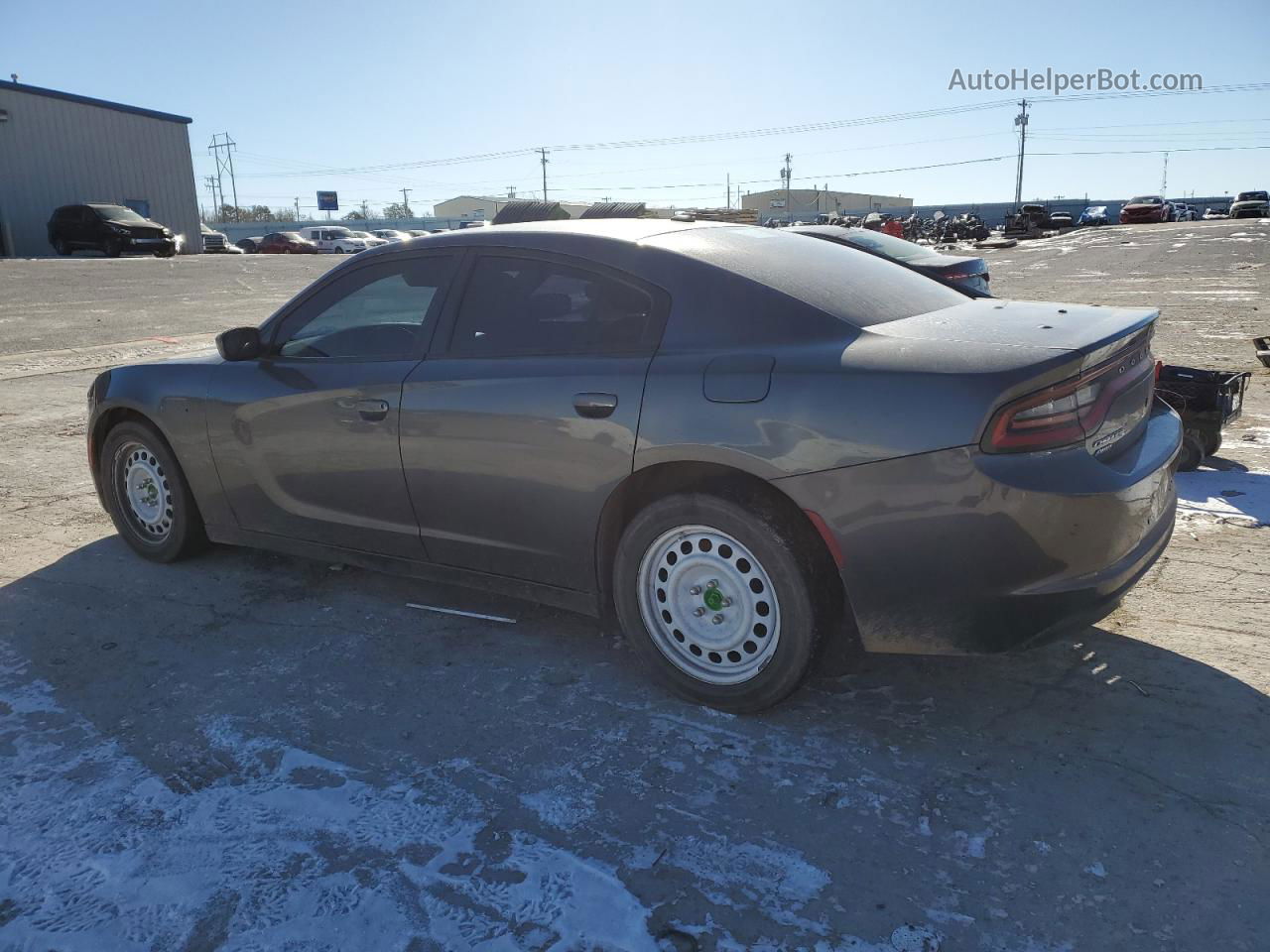 2016 Dodge Charger Police Gray vin: 2C3CDXKT3GH306203