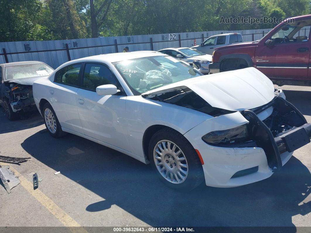 2018 Dodge Charger Police Awd Белый vin: 2C3CDXKT3JH295551