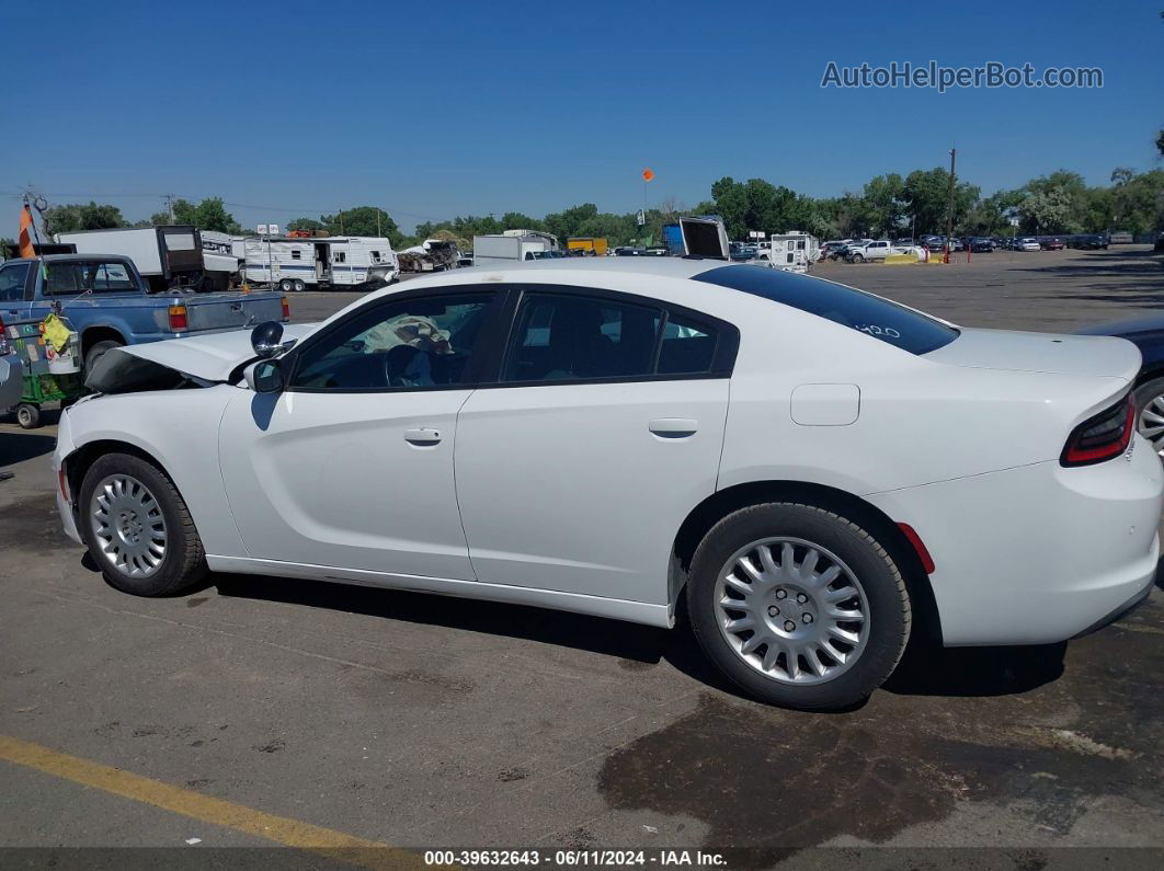 2018 Dodge Charger Police Awd White vin: 2C3CDXKT3JH295551