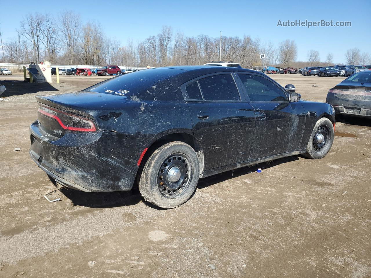 2016 Dodge Charger Police Black vin: 2C3CDXKT4GH277553