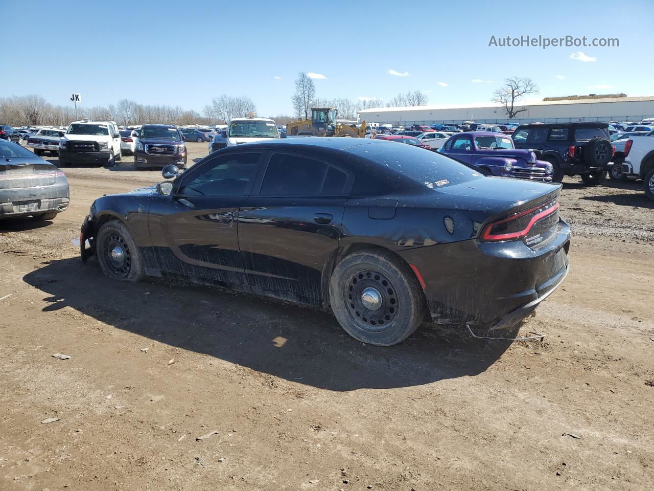 2016 Dodge Charger Police Черный vin: 2C3CDXKT4GH277553