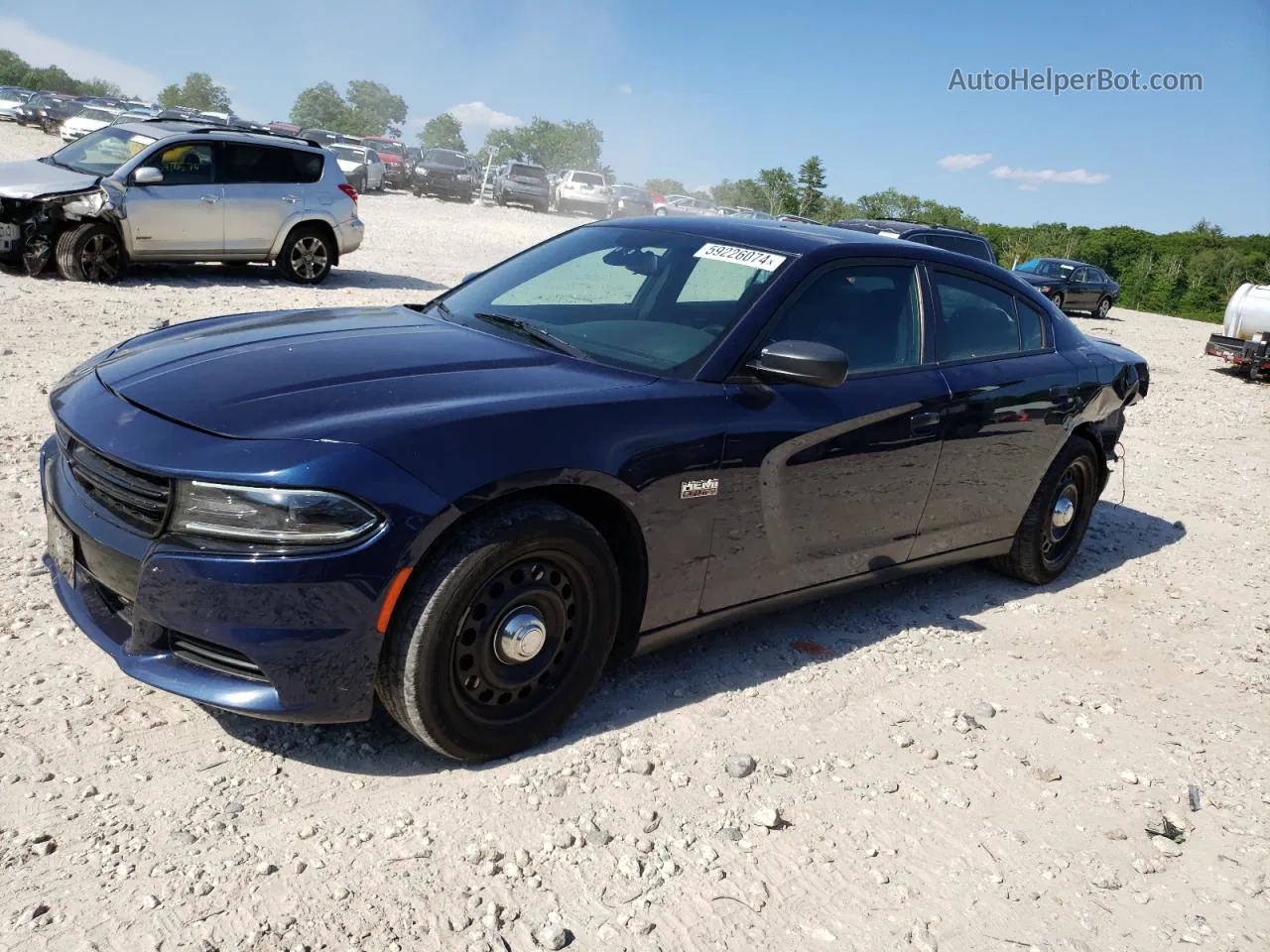 2016 Dodge Charger Police Blue vin: 2C3CDXKT4GH294028