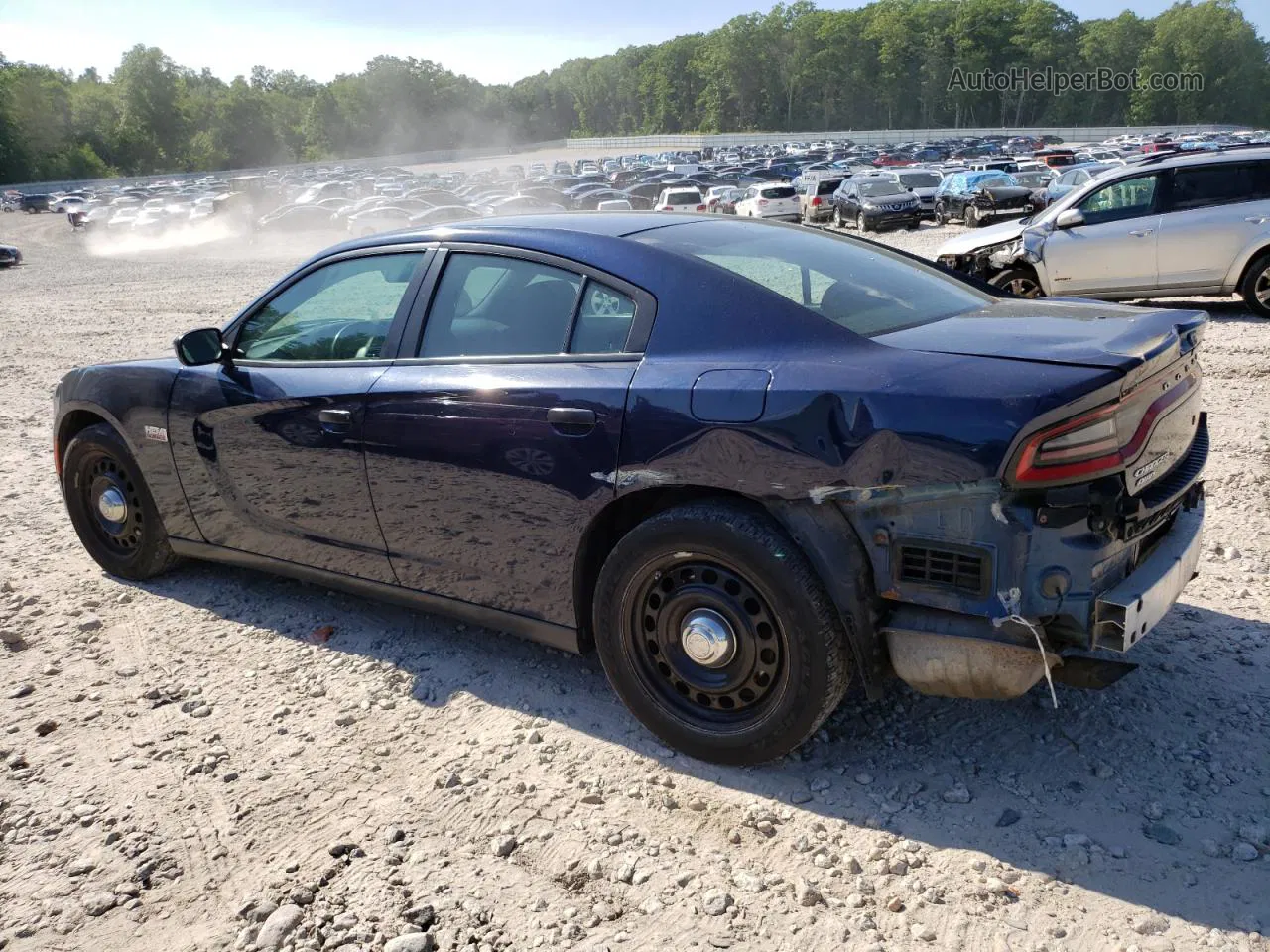 2016 Dodge Charger Police Blue vin: 2C3CDXKT4GH294028