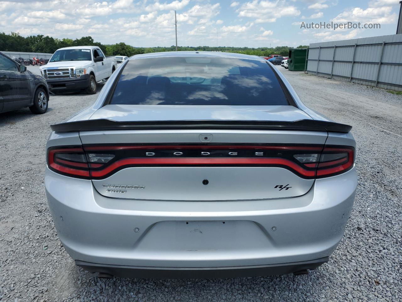 2017 Dodge Charger Police Silver vin: 2C3CDXKT4HH668378