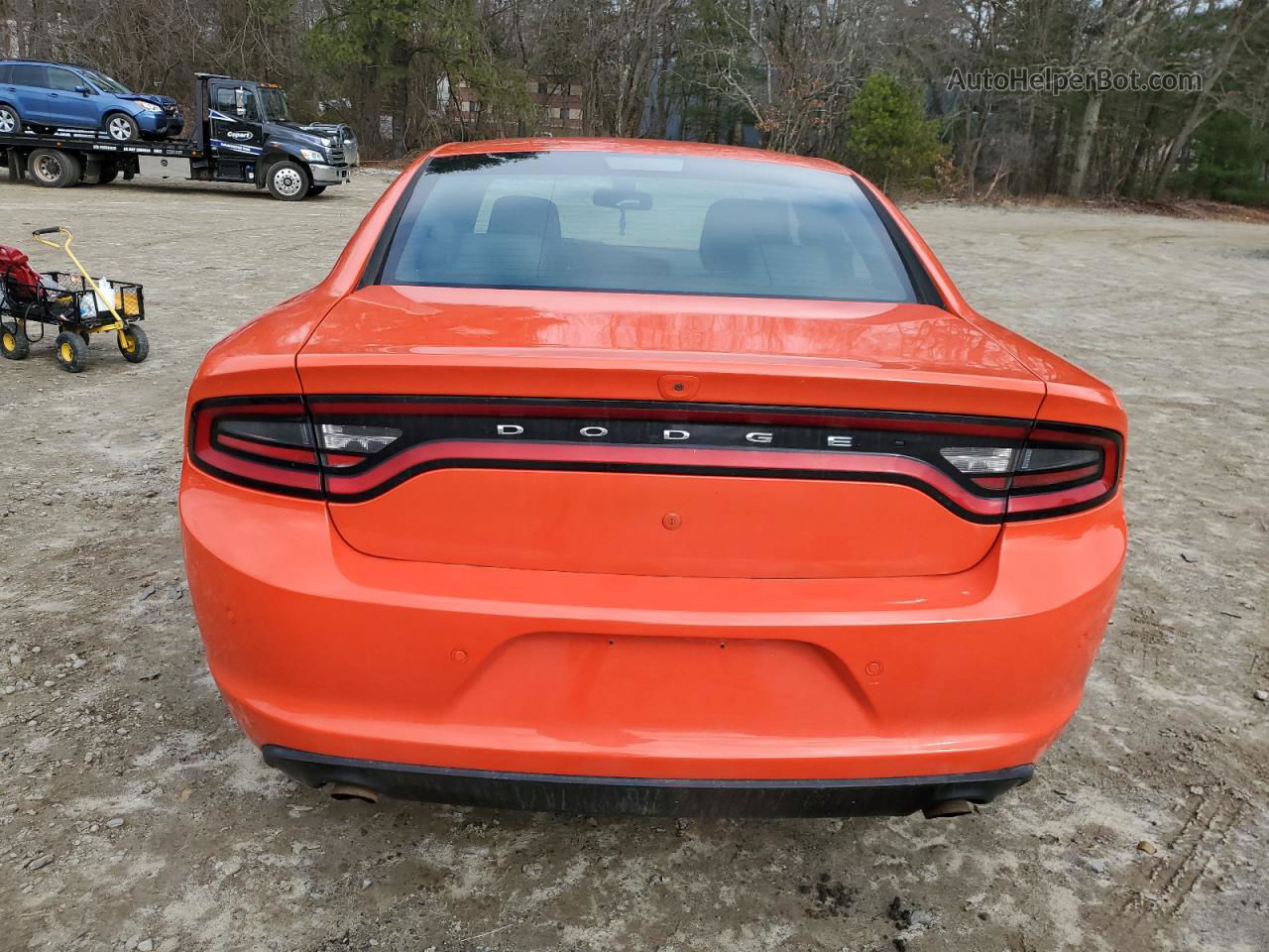 2017 Dodge Charger Police Оранжевый vin: 2C3CDXKT6HH546881