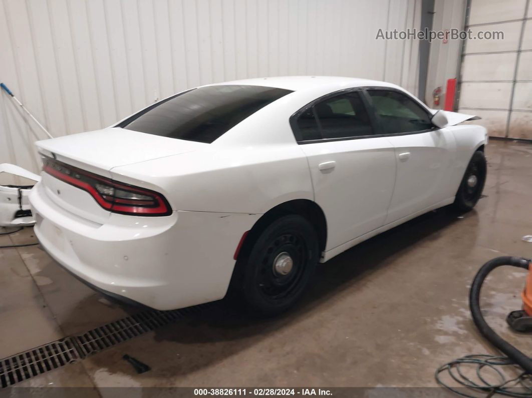 2017 Dodge Charger Police Awd Белый vin: 2C3CDXKT6HH596146