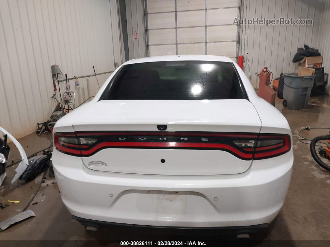 2017 Dodge Charger Police Awd White vin: 2C3CDXKT6HH596146