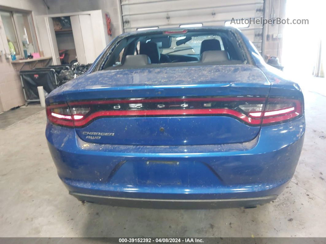 2017 Dodge Charger Police Awd Blue vin: 2C3CDXKT6HH649931