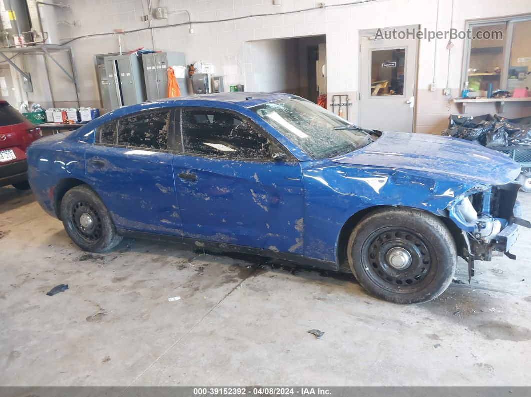 2017 Dodge Charger Police Awd Blue vin: 2C3CDXKT6HH649931