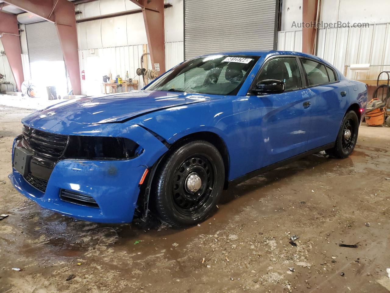 2018 Dodge Charger Police Blue vin: 2C3CDXKT6JH299111