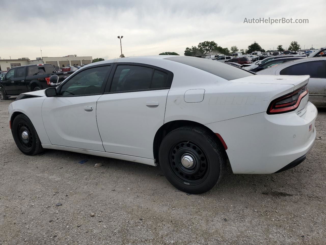 2016 Dodge Charger Police White vin: 2C3CDXKT7GH262674