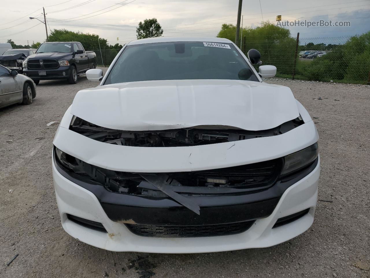 2016 Dodge Charger Police White vin: 2C3CDXKT7GH262674