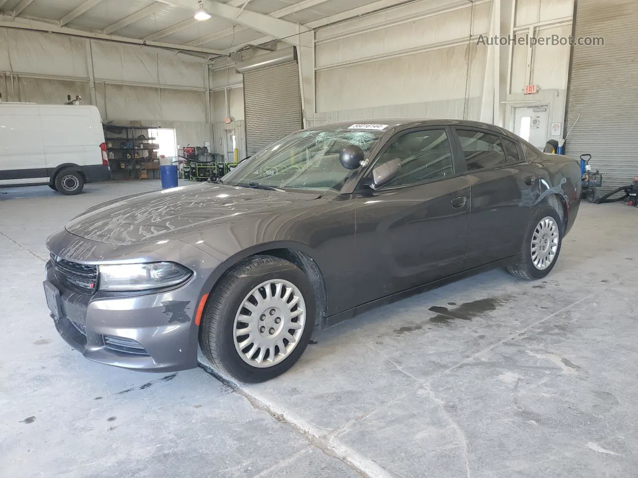 2016 Dodge Charger Police Gray vin: 2C3CDXKT7GH325191