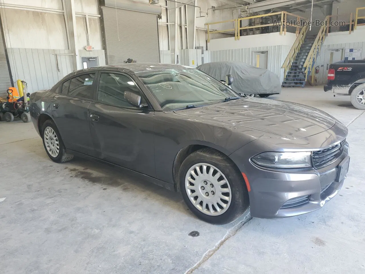 2016 Dodge Charger Police Gray vin: 2C3CDXKT7GH325191