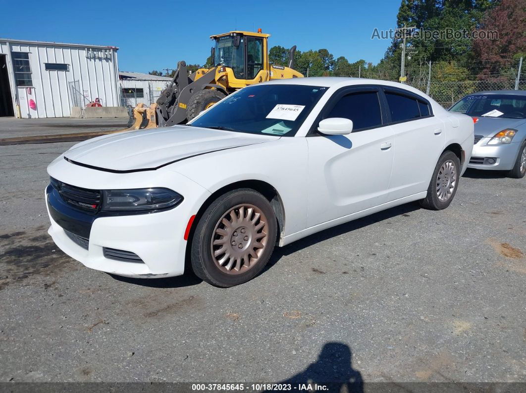 2017 Dodge Charger Police White vin: 2C3CDXKT7HH531015