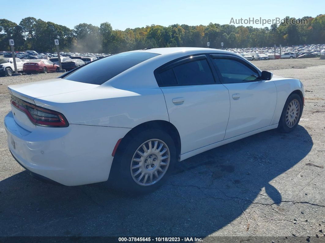 2017 Dodge Charger Police White vin: 2C3CDXKT7HH531015