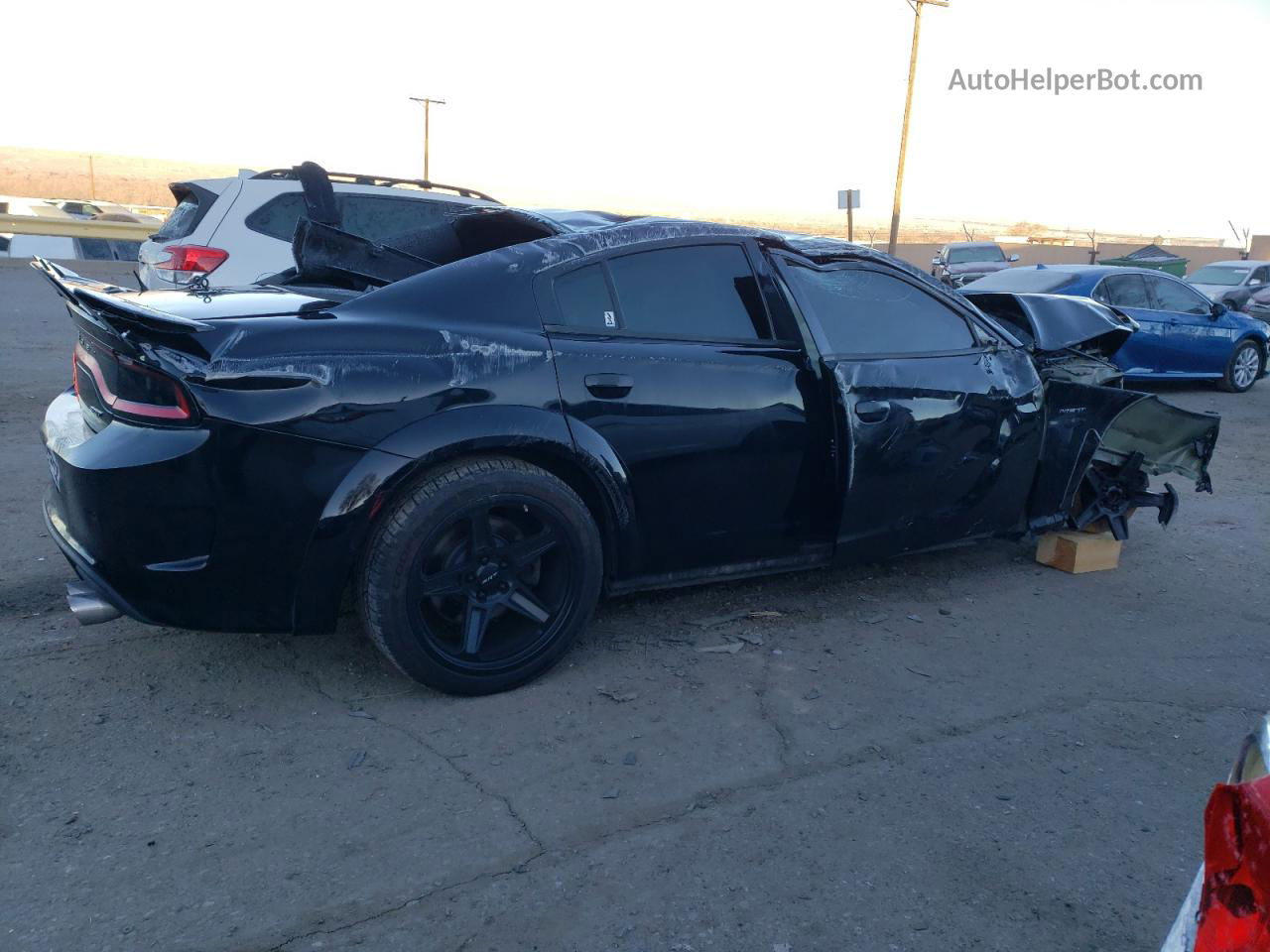 2017 Dodge Charger Police Black vin: 2C3CDXKT8HH605588