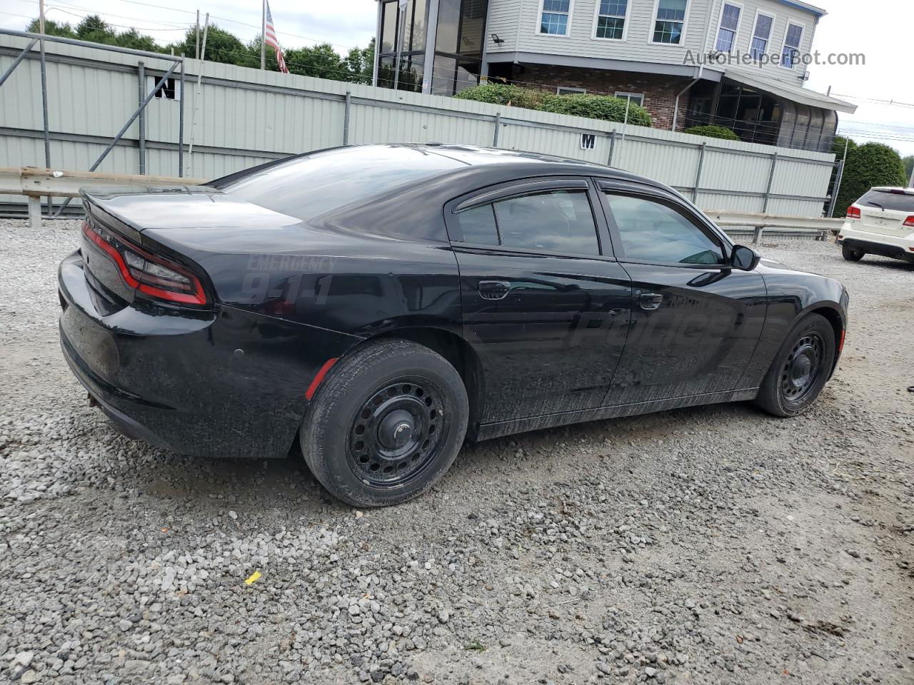 2018 Dodge Charger Police Black vin: 2C3CDXKT9JH295750