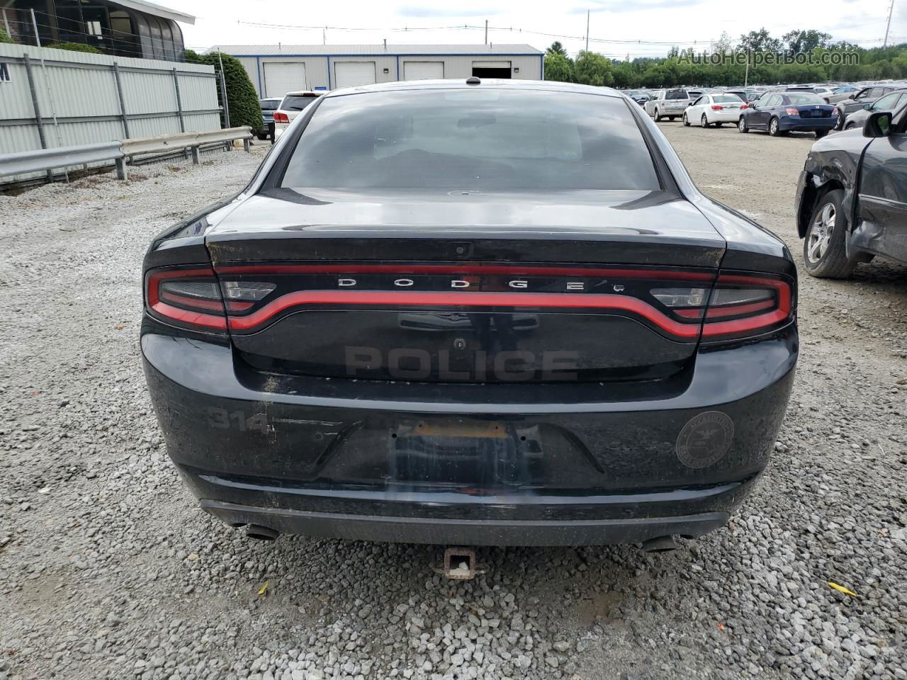 2018 Dodge Charger Police Black vin: 2C3CDXKT9JH295750