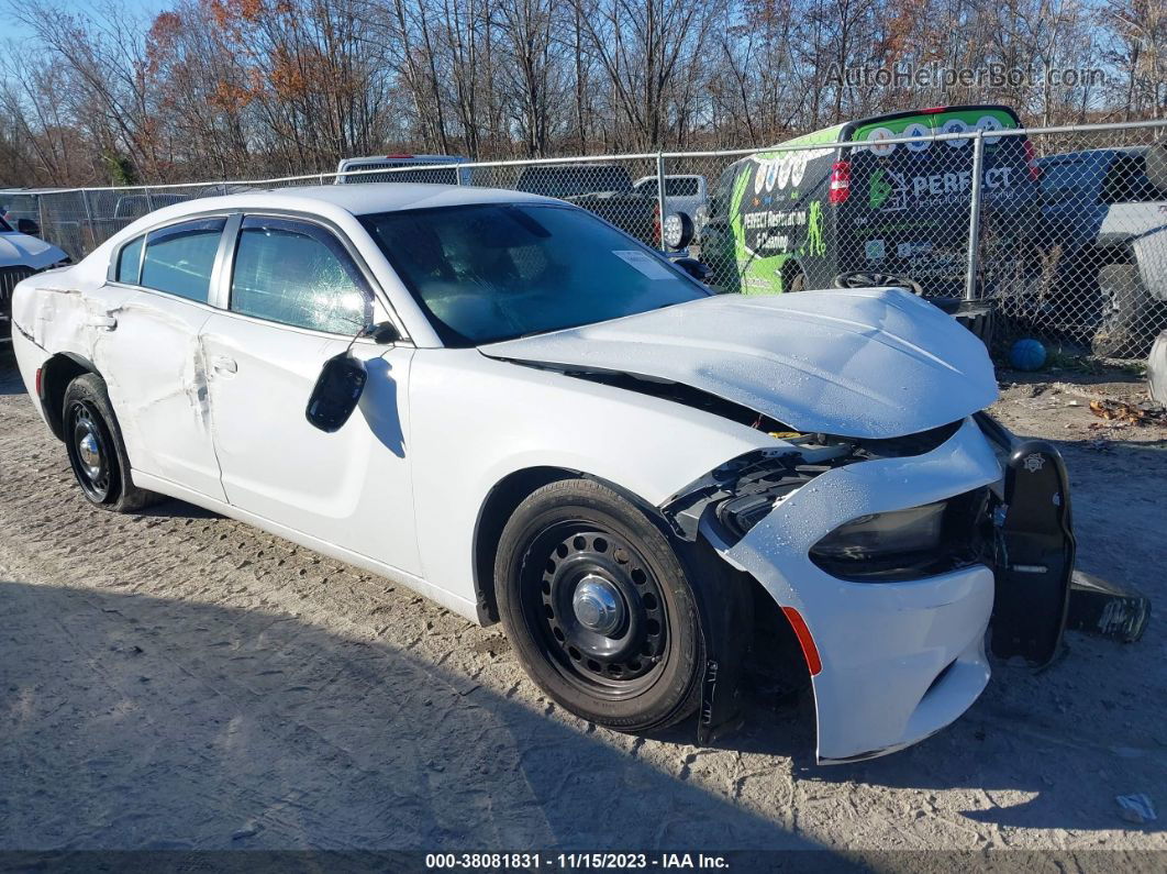 2017 Dodge Charger Police Awd White vin: 2C3CDXKTXHH542428