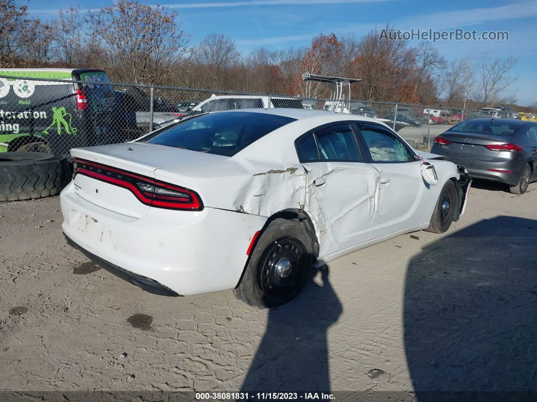 2017 Dodge Charger Police Awd Белый vin: 2C3CDXKTXHH542428