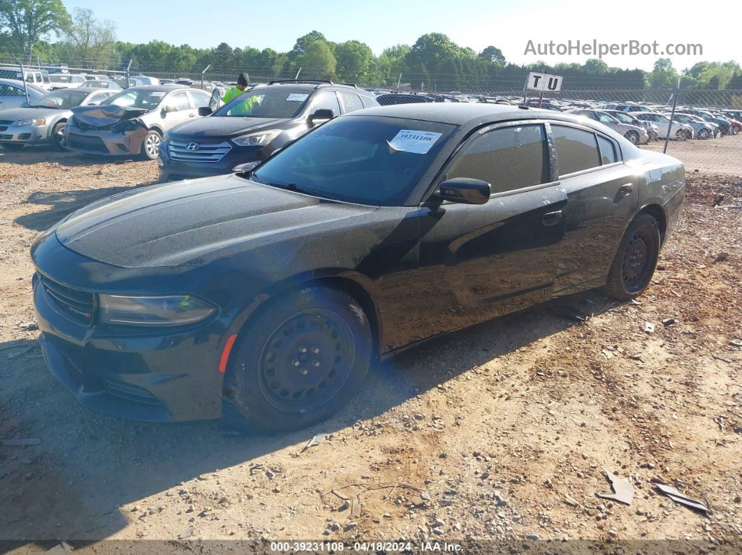 2017 Dodge Charger Police Awd Black vin: 2C3CDXKTXHH567796