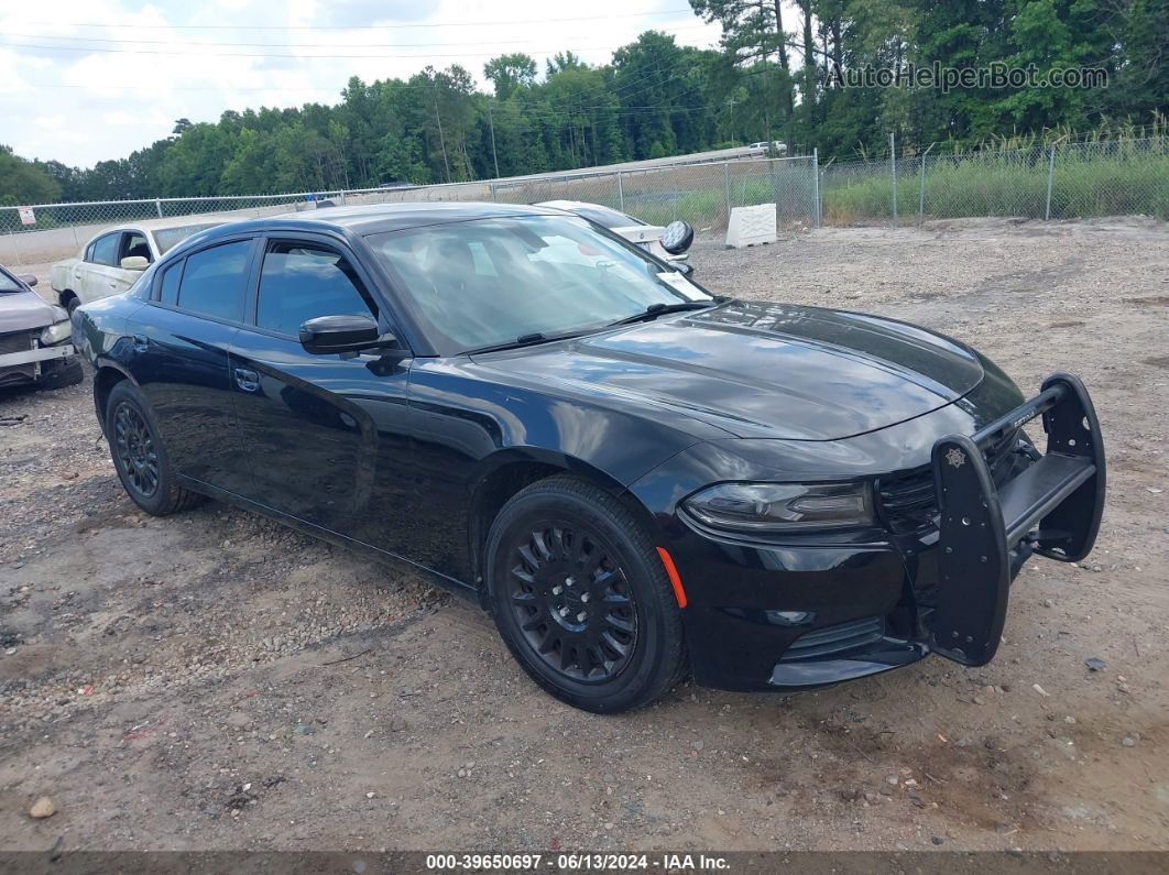 2018 Dodge Charger Police Awd Black vin: 2C3CDXKTXJH248971