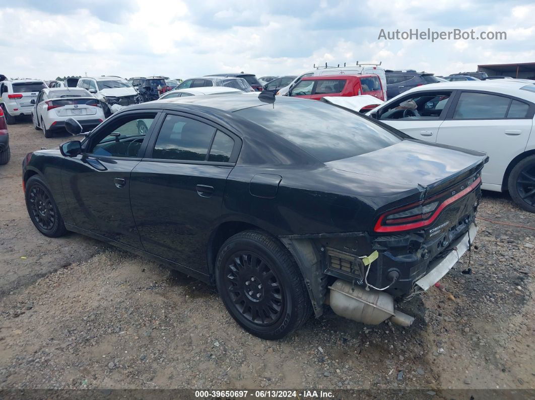 2018 Dodge Charger Police Awd Black vin: 2C3CDXKTXJH248971