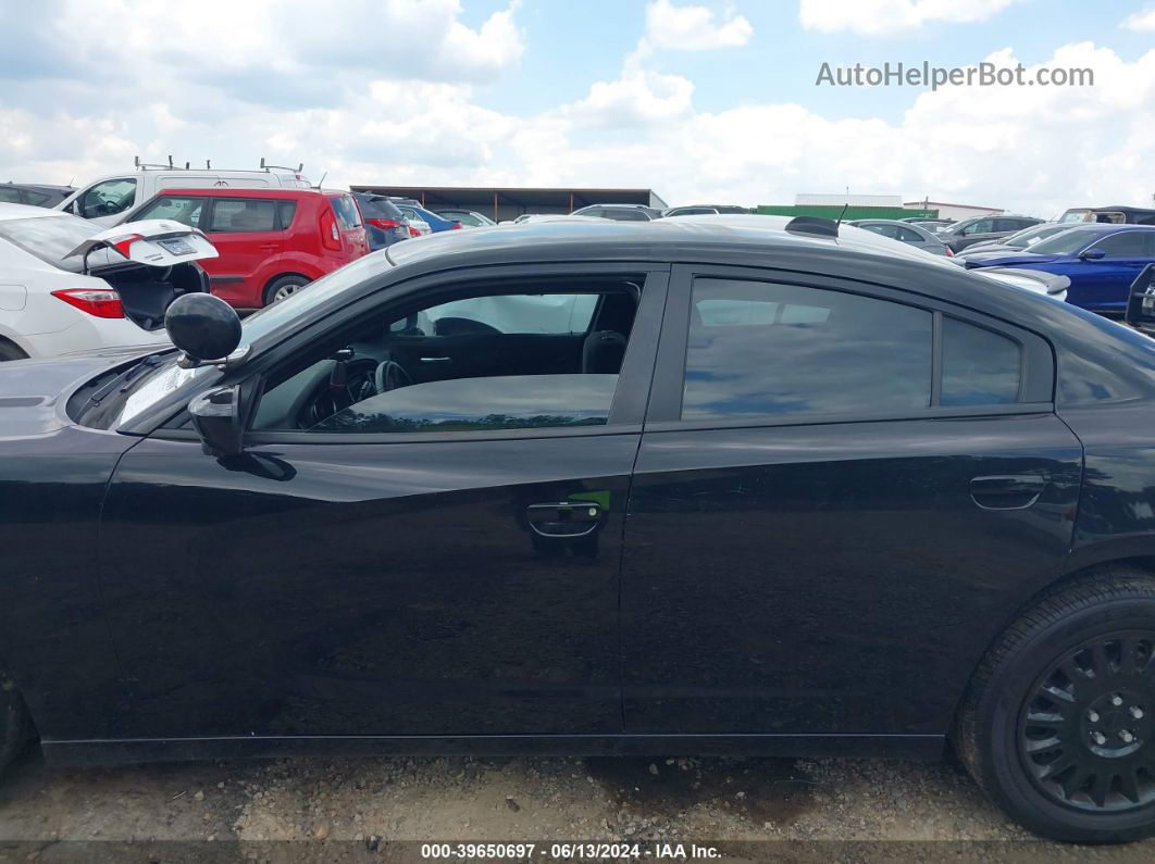 2018 Dodge Charger Police Awd Black vin: 2C3CDXKTXJH248971