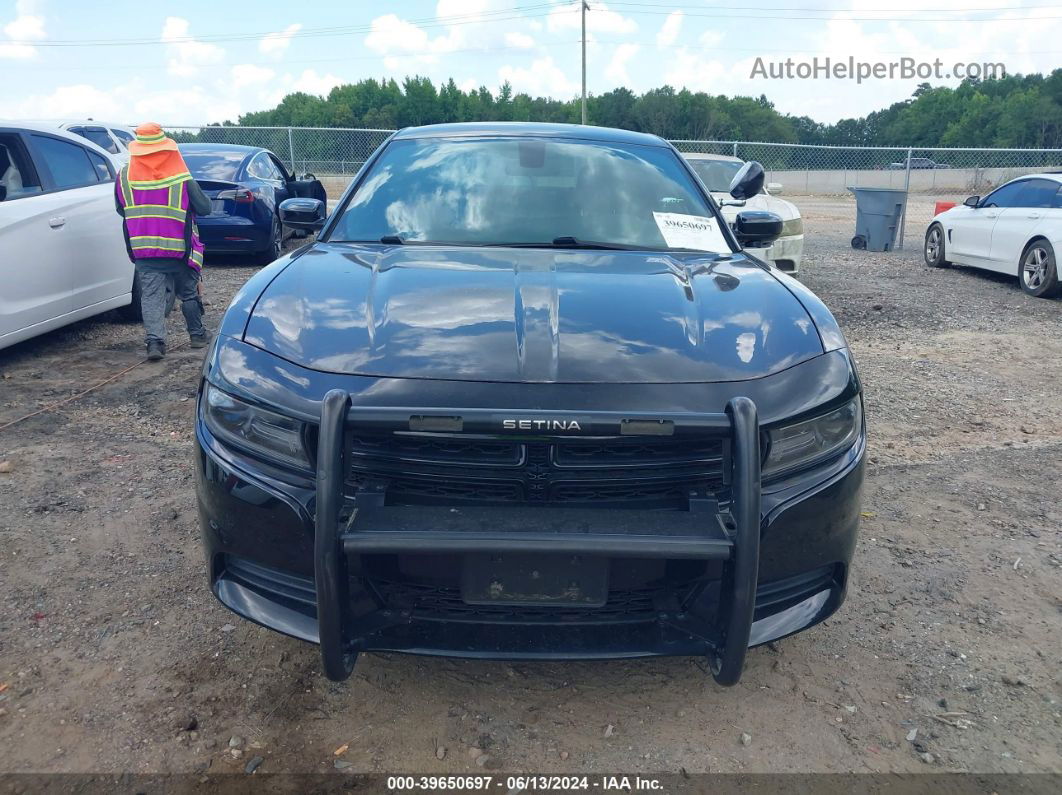 2018 Dodge Charger Police Awd Black vin: 2C3CDXKTXJH248971