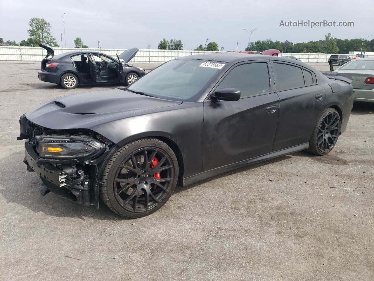 2016 Dodge Charger Srt Hellcat Black vin: 2C3CDXL90GH276256