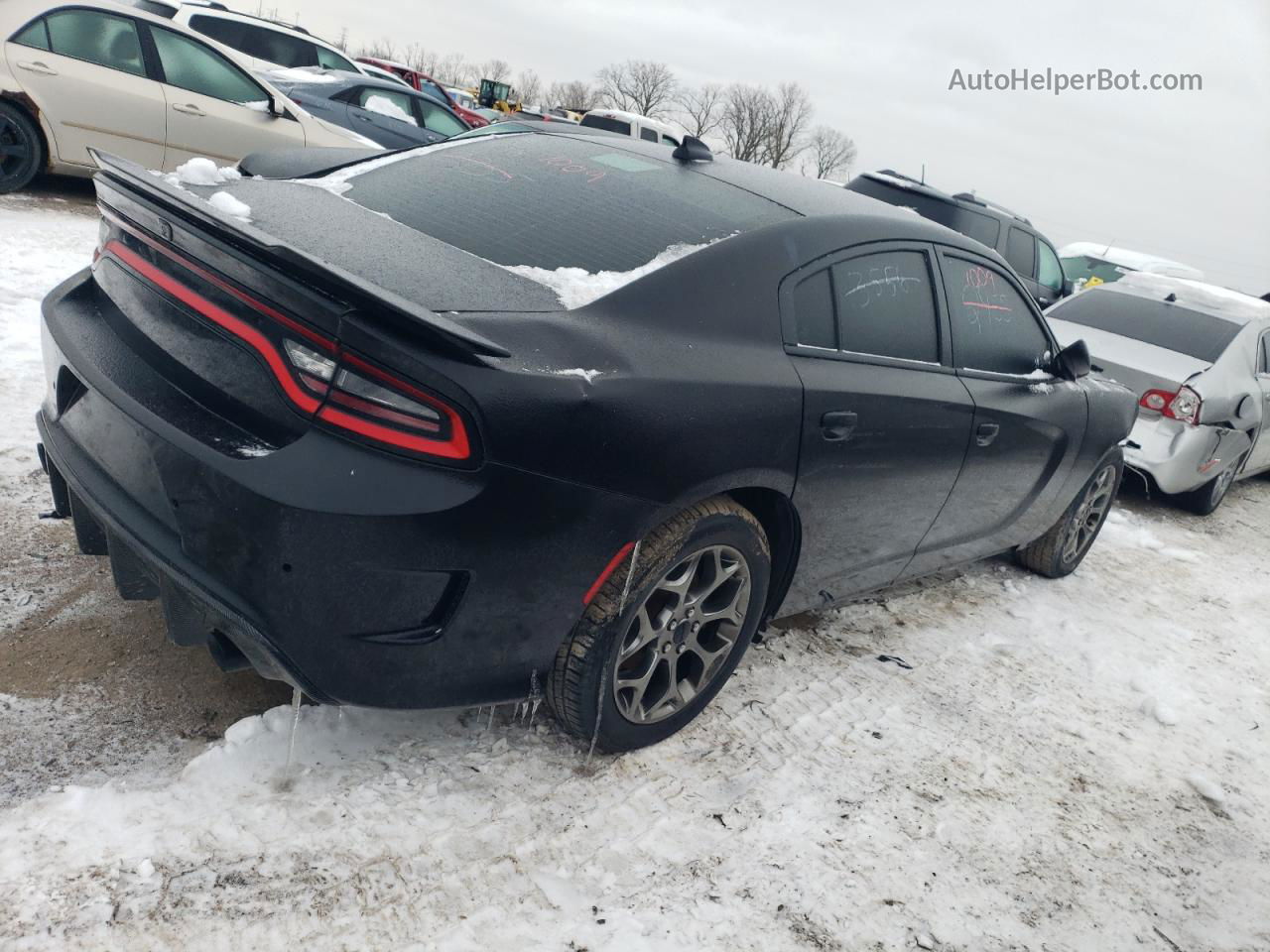 2016 Dodge Charger Srt Hellcat Черный vin: 2C3CDXL90GH309823