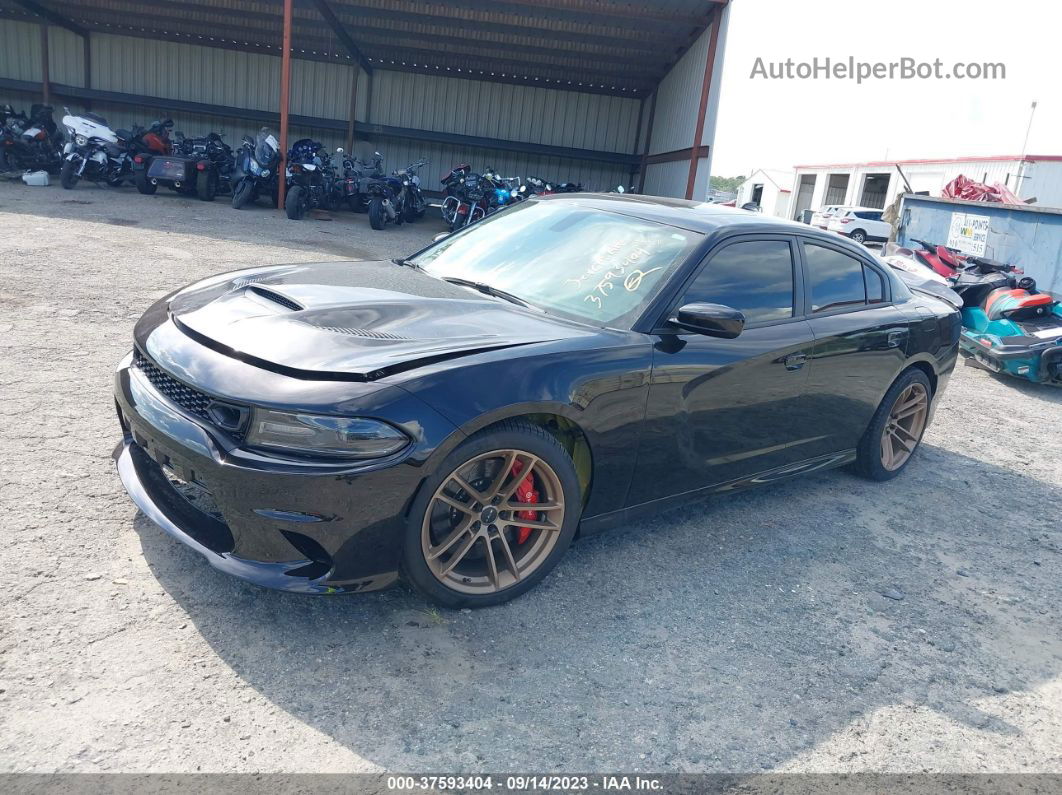 2017 Dodge Charger Srt Hellcat Черный vin: 2C3CDXL90HH527956