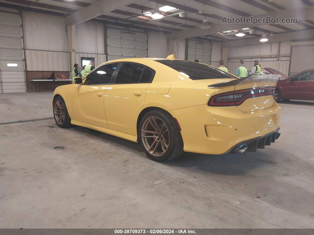 2017 Dodge Charger Srt Hellcat Rwd Yellow vin: 2C3CDXL90HH527956