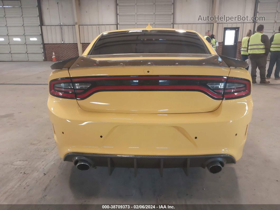 2017 Dodge Charger Srt Hellcat Rwd Yellow vin: 2C3CDXL90HH527956