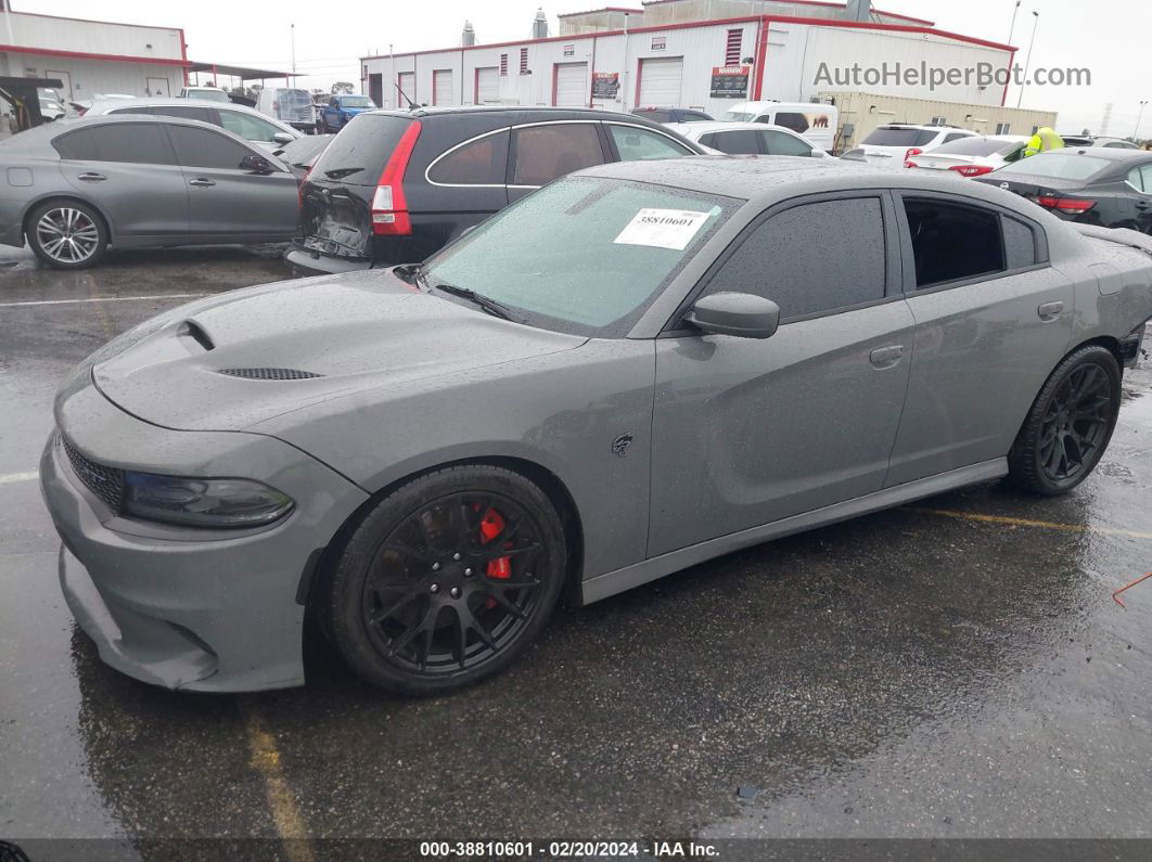 2017 Dodge Charger Srt Hellcat Rwd Серый vin: 2C3CDXL90HH528010