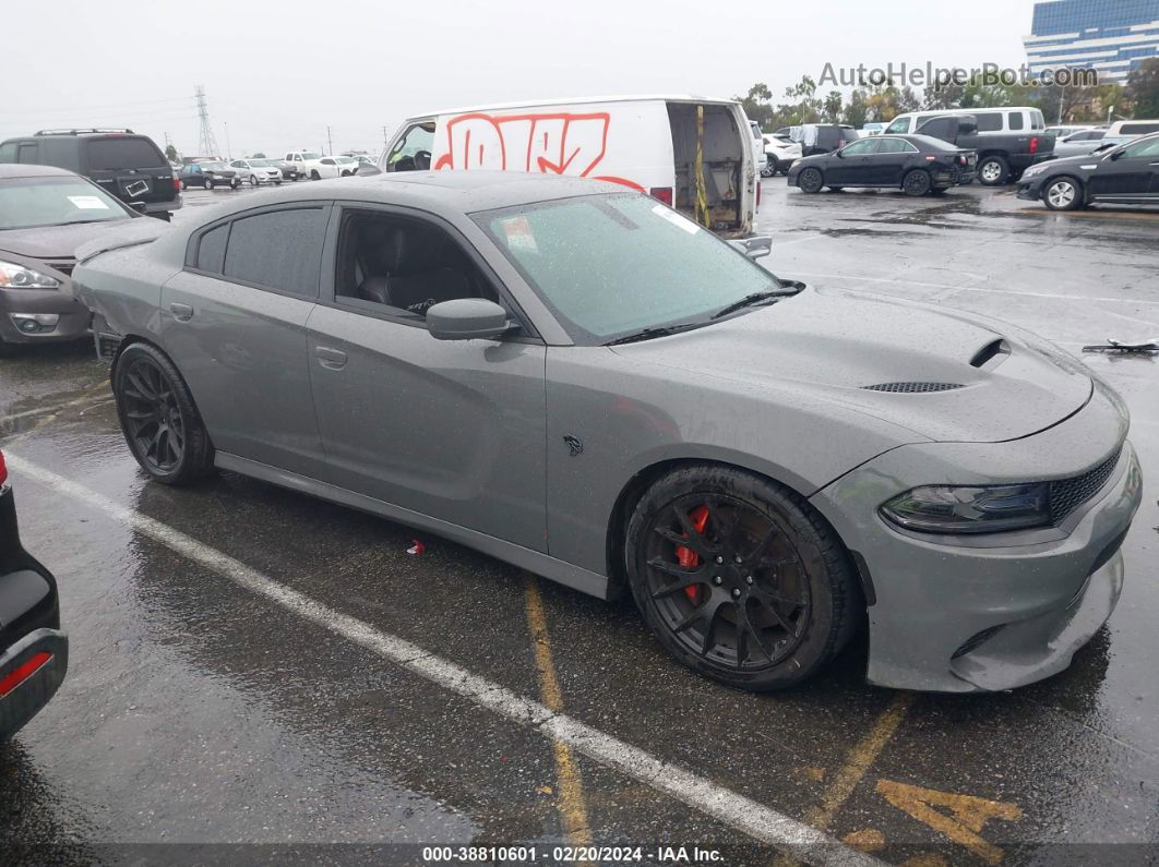 2017 Dodge Charger Srt Hellcat Rwd Серый vin: 2C3CDXL90HH528010