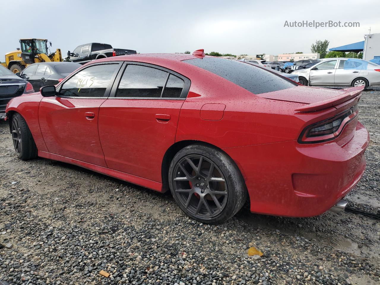 2016 Dodge Charger Srt Hellcat Красный vin: 2C3CDXL91GH196108