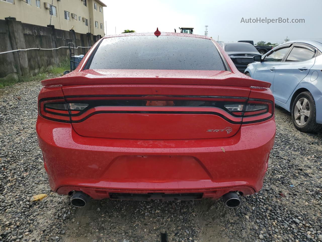 2016 Dodge Charger Srt Hellcat Red vin: 2C3CDXL91GH196108