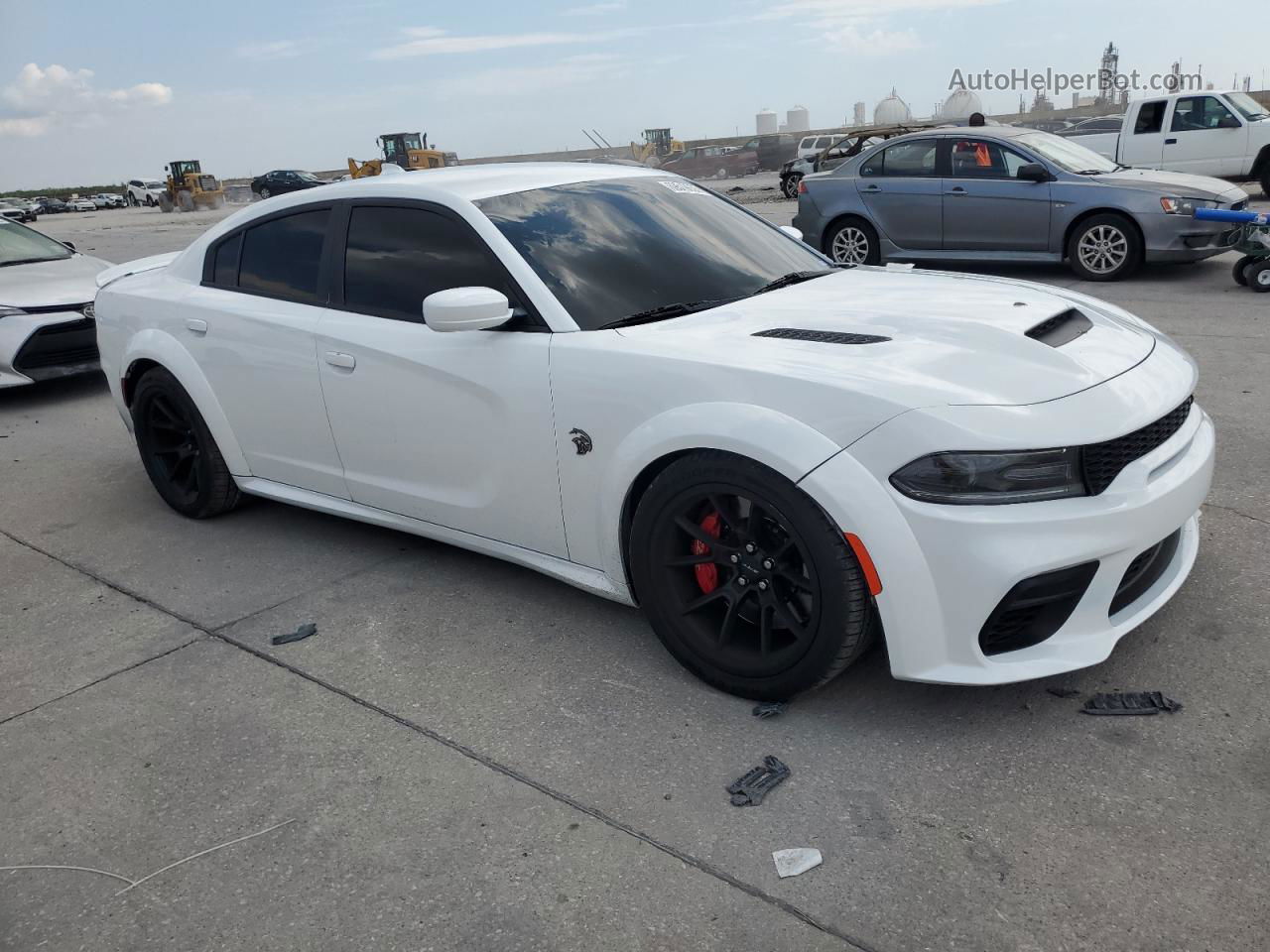 2021 Dodge Charger Srt Hellcat White vin: 2C3CDXL91MH521836